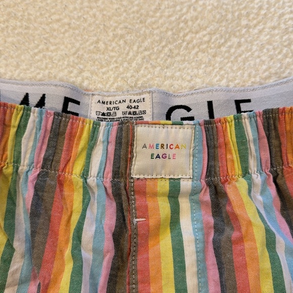 American Eagle Outfitters Stretch Boxers  Pride Stripe Rainbow Size XL (40-42) - Picture 3 of 4